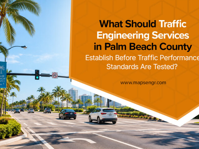 What Should Traffic Engineering Services in Palm Beach County Establish Before Traffic Performance Standards Are Tested?